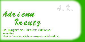 adrienn kreutz business card